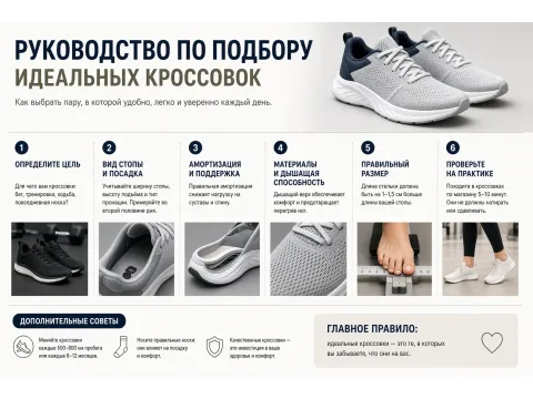 Полное руководство по подбору идеальных кроссовок