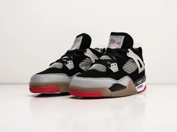 Кроссовки OFF White x Nike Air Jordan 4 Retro - 29513