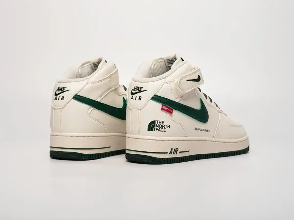 Кроссовки Nike Air Force 1 Mid x Supreme x The North Face - 40550