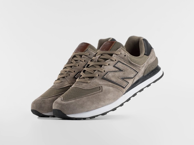 Кроссовки New Balance 574 - цвет Коричневый