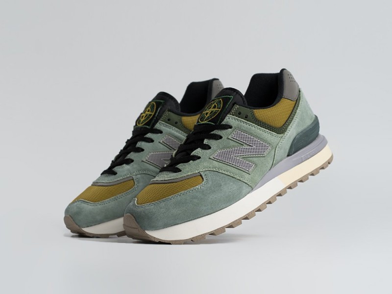 Кроссовки Stone Island x New Balance 574 - 43979