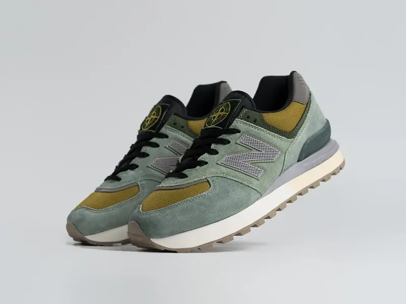 Кроссовки Stone Island x New Balance 574 - 43979