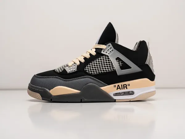 Кроссовки OFF White x Nike Air Jordan 4 Retro - 31696