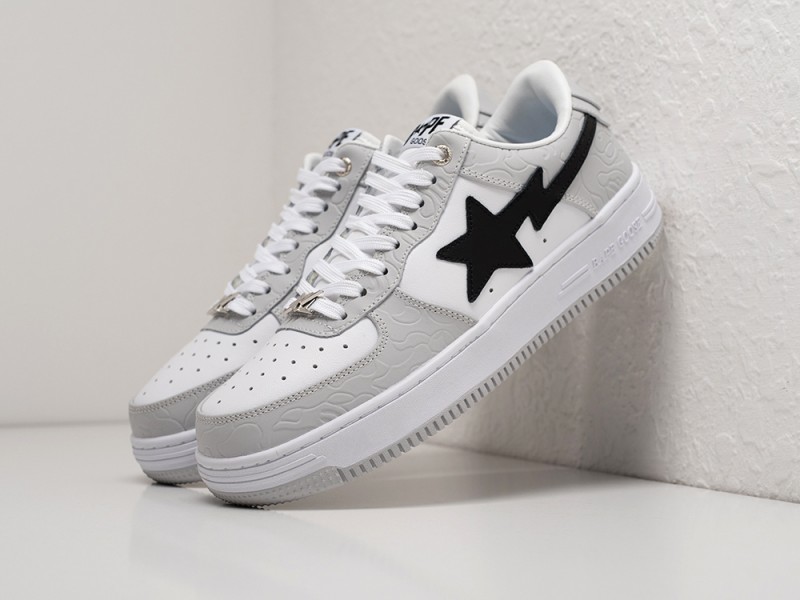 Кроссовки BAPE Sta Force 1 low - цвет Серый