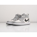 Кроссовки Dior x Nike Air Jordan 1 Mid - цвет Серый