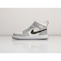 Кроссовки Dior x Nike Air Jordan 1 Mid - цвет Серый