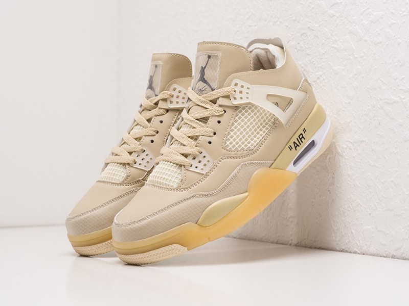 Кроссовки OFF White x Nike Air Jordan 4 Retro - 28081