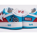 Кроссовки Marvel x BAPE Sta Force 1 low - цвет Разноцветный