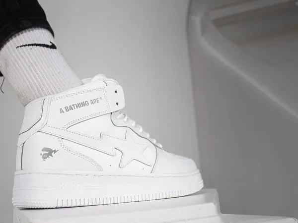 Зимние Кроссовки BAPE Sta Force 1 High - 39536
