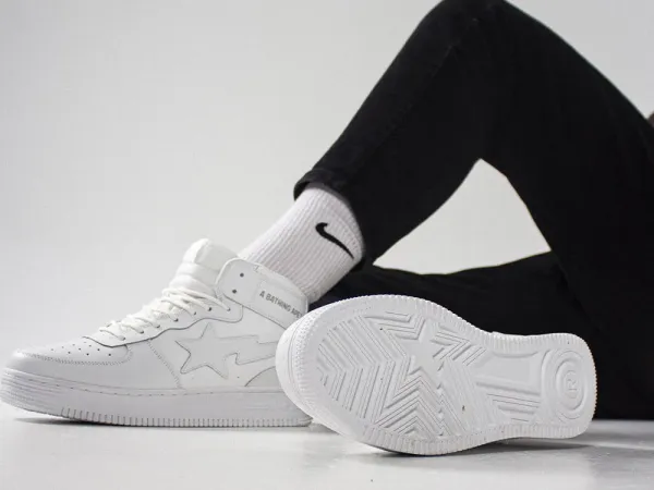 Зимние Кроссовки BAPE Sta Force 1 High - 39536