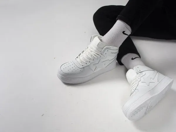 Зимние Кроссовки BAPE Sta Force 1 High - 39536