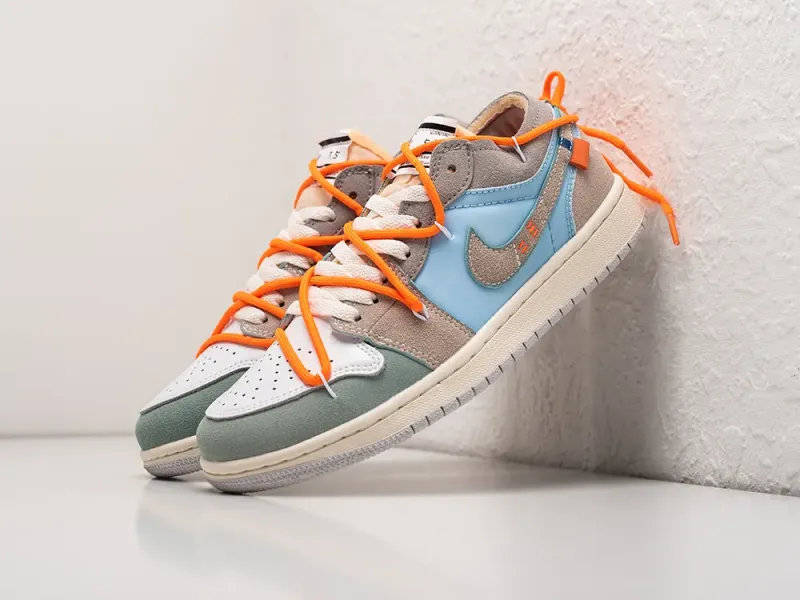 Кроссовки Nike Air Jordan 1 low x OFF-White - 34373