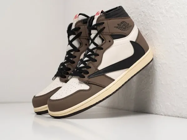 Кроссовки Nike Air Jordan 1 Mid x Travis Scott - 15799