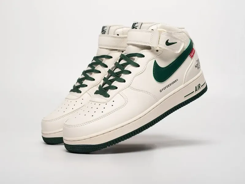 Кроссовки Nike Air Force 1 Mid x Supreme x The North Face - 40550