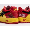 Кроссовки Marvel x BAPE Sta Force 1 low - цвет Желтый