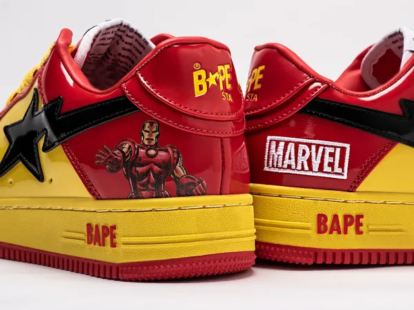 Кроссовки Marvel x BAPE Sta Force 1 low - 35770