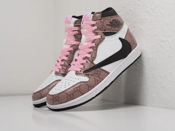Кроссовки Nike Air Jordan 1 Mid x Travis Scott - 27393