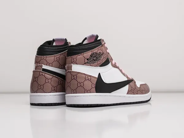 Кроссовки Nike Air Jordan 1 Mid x Travis Scott - 27393