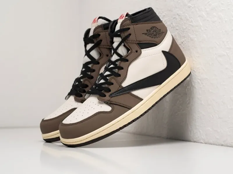 Кроссовки Nike Air Jordan 1 Mid x Travis Scott - 15799