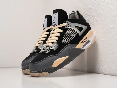 Кроссовки OFF White x Nike Air Jordan 4 Retro - 31696