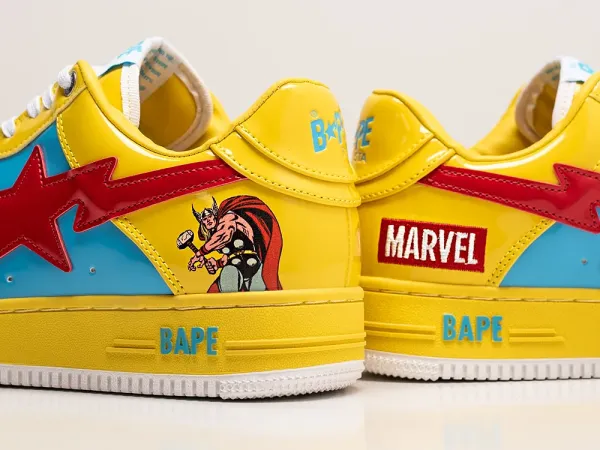 Кроссовки Marvel x BAPE Sta Force 1 low - 35870