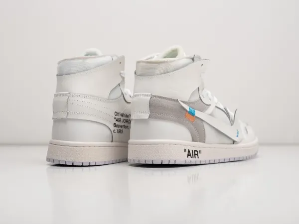 Кроссовки Nike Air Jordan 1 Mid x Off-White - 12005