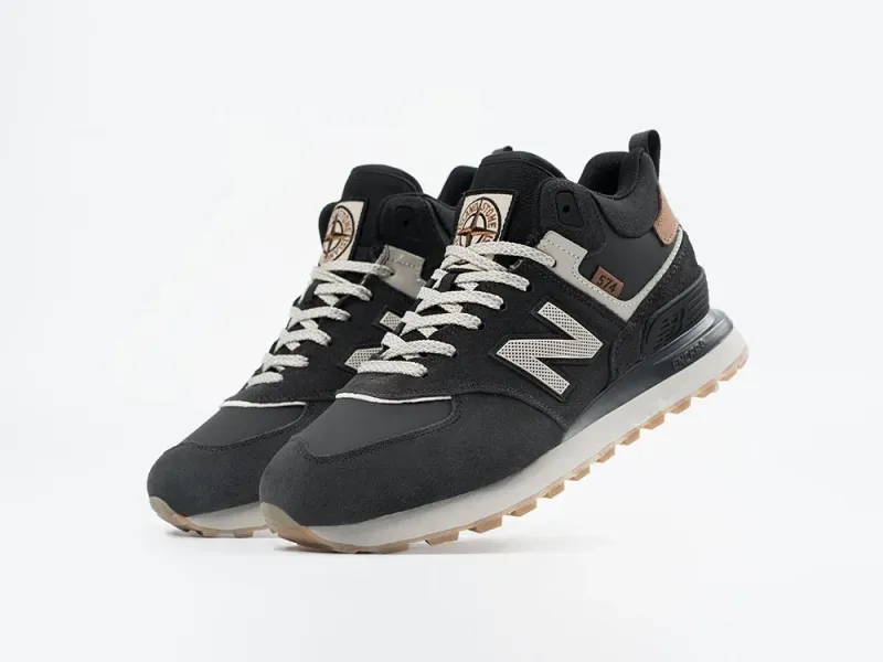 Зимние Кроссовки Stone Island x New Balance 574 Mid - 43944