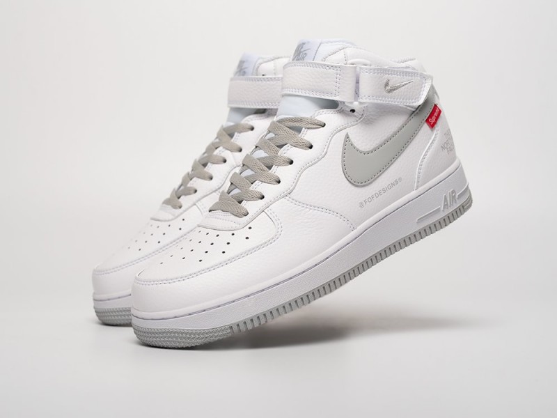 Кроссовки Nike Air Force 1 Mid x Supreme x The North Face - 40549