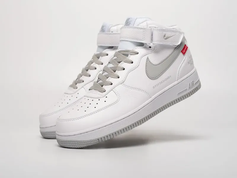 Кроссовки Nike Air Force 1 Mid x Supreme x The North Face - 40549