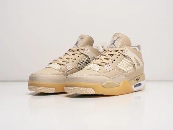 Кроссовки OFF White x Nike Air Jordan 4 Retro - 28042