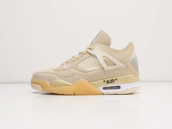 Кроссовки OFF White x Nike Air Jordan 4 Retro - 28042