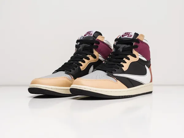 Кроссовки Nike Air Jordan 1 Mid x Travis Scott - 26926