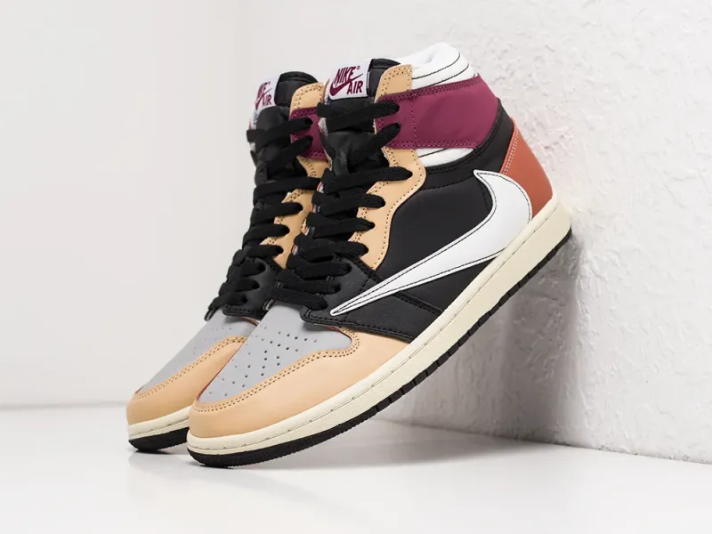 Кроссовки Nike Air Jordan 1 Mid x Travis Scott - 26926