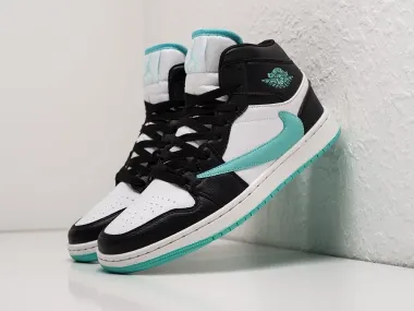 Кроссовки Nike Air Jordan 1 Mid x Travis Scott - 29934