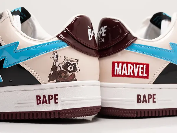 Кроссовки Marvel x BAPE Sta Force 1 low - 35868