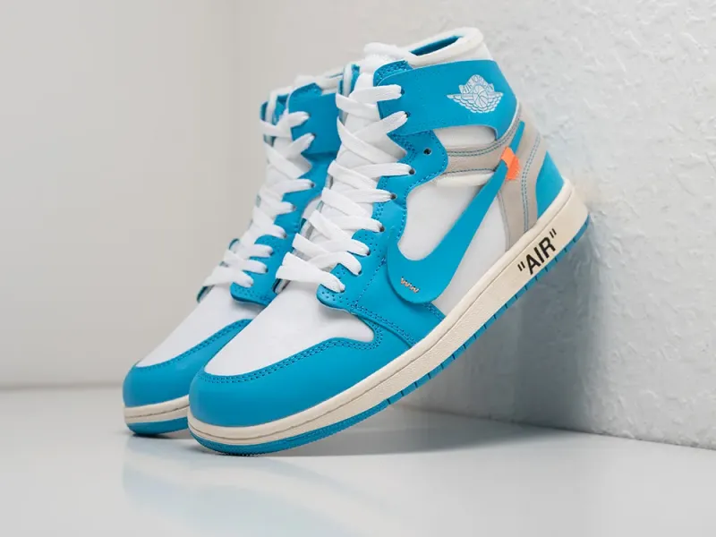 Кроссовки Nike Air Jordan 1 Mid x Off-White - 12006