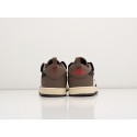 Кроссовки Nike Air Jordan 1 Low x Travis Scott - цвет Коричневый