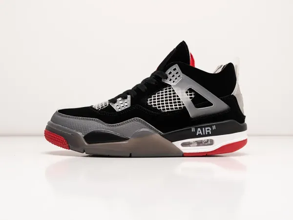 Кроссовки OFF White x Nike Air Jordan 4 Retro - 36391