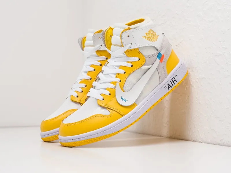 Кроссовки Nike Air Jordan 1 Mid x Off-White - 27279