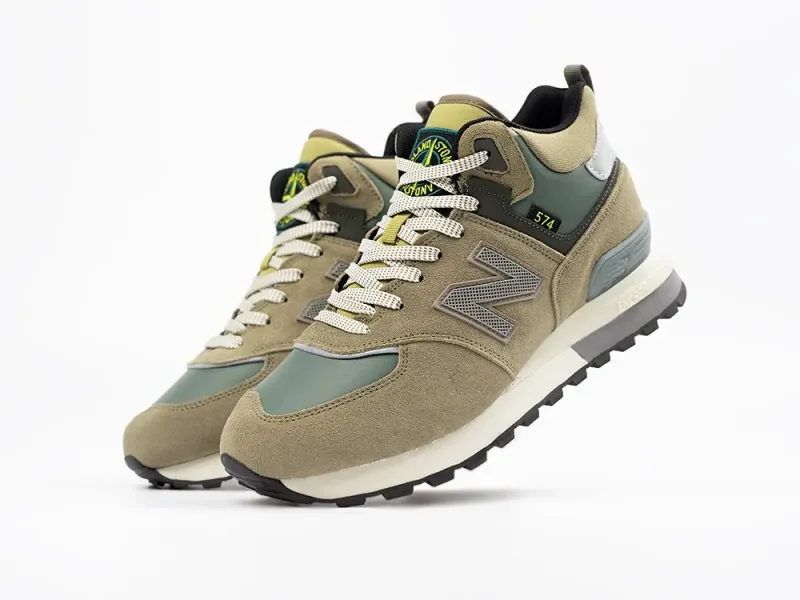 Зимние Кроссовки Stone Island x New Balance 574 Mid - 43942
