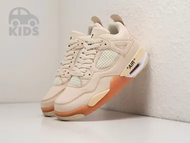 Кроссовки OFF White x Nike Air Jordan 4 Retro - 36974