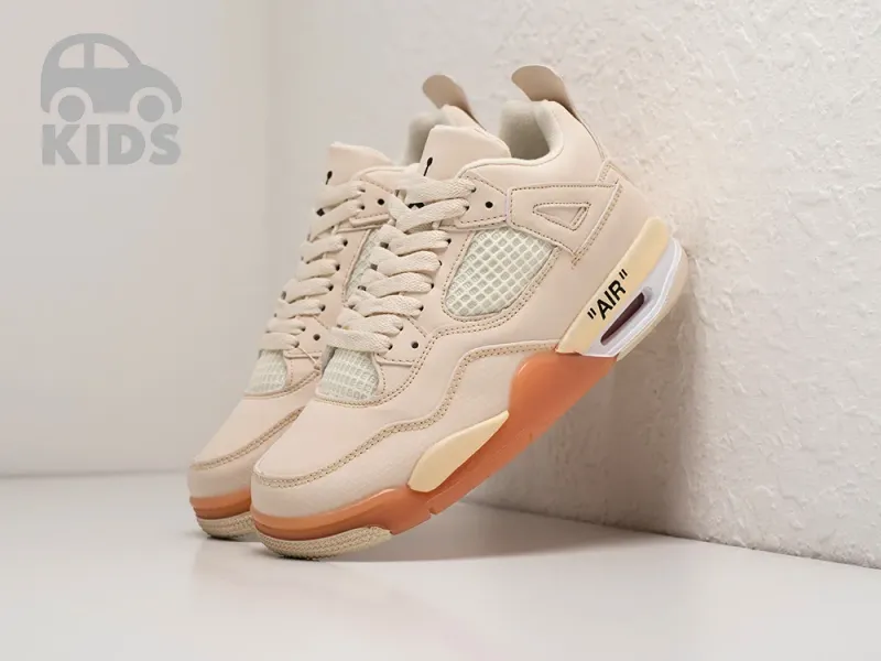 Кроссовки OFF White x Nike Air Jordan 4 Retro - 36974