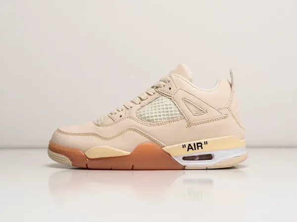 Кроссовки OFF White x Nike Air Jordan 4 Retro - 36974