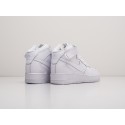 Зимние Кроссовки Nike Air Force 1 Mid - цвет Белый