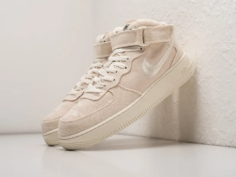 Кроссовки Stussy x Nike Air Force 1 MId - 31788