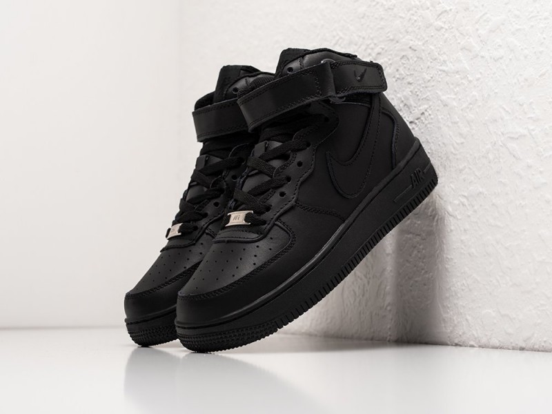 Кроссовки Nike Air Force 1 Mid - цвет Черный