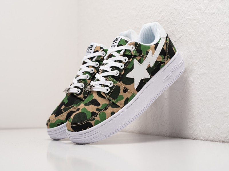 Кроссовки BAPE Sta Low - цвет Камуфляж