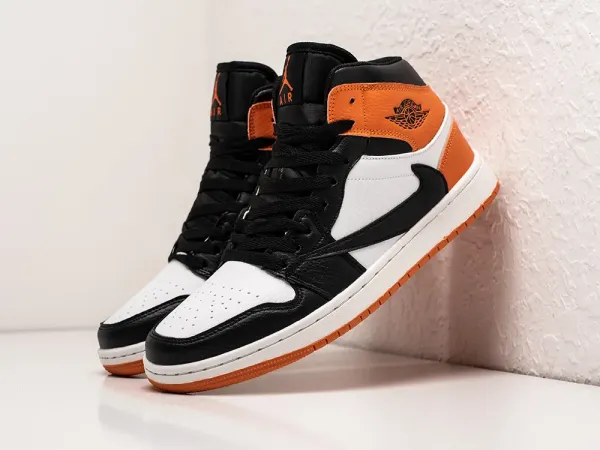 Кроссовки Nike Air Jordan 1 Mid x Travis Scott - 29935