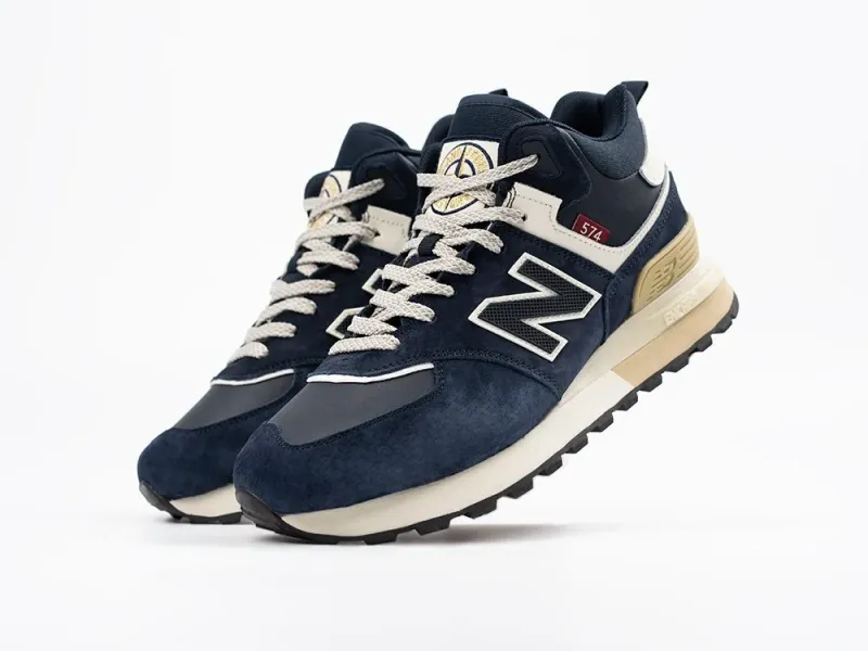 Зимние Кроссовки Stone Island x New Balance 574 Mid - 43941