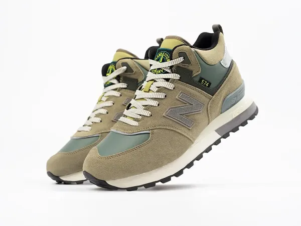 Зимние Кроссовки Stone Island x New Balance 574 Mid - 43942